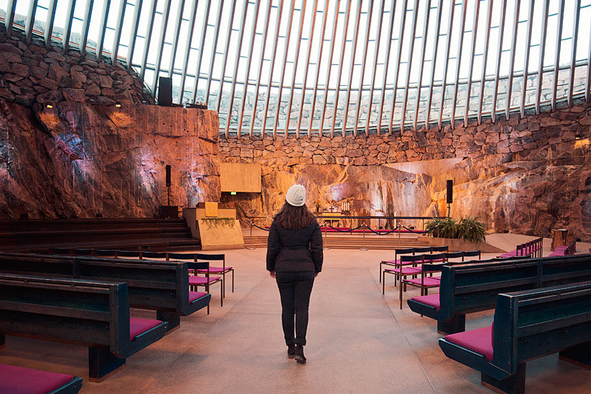 Stenkyrkan Temppeliaukion kirkko