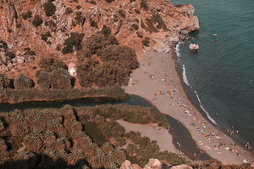 Den hemliga stranden Preveli​