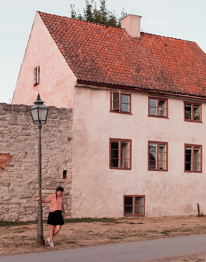 Kvällspromenad i Visby