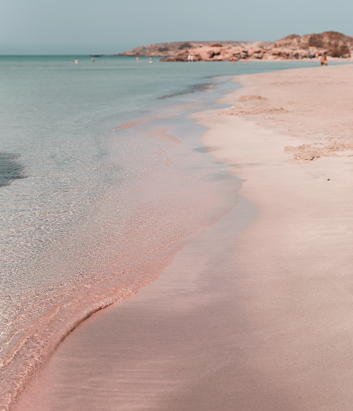 Den rosa stranden Elafonissi​