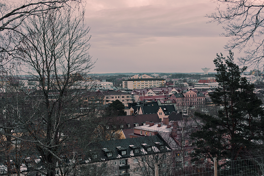 Soluppgång vid Uppsala slott