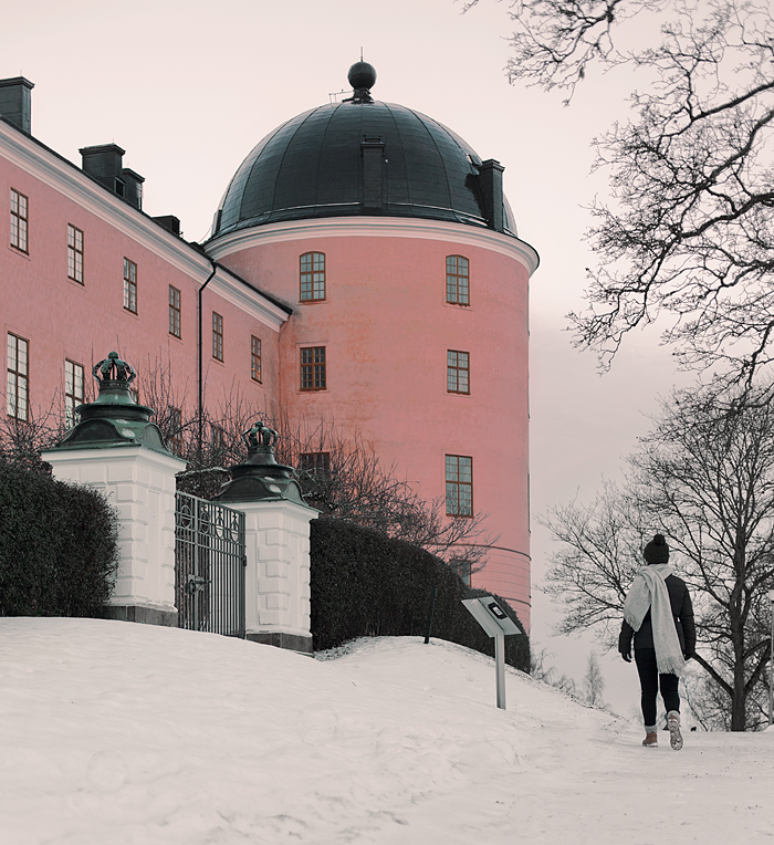 Soluppgång vid Uppsala slott