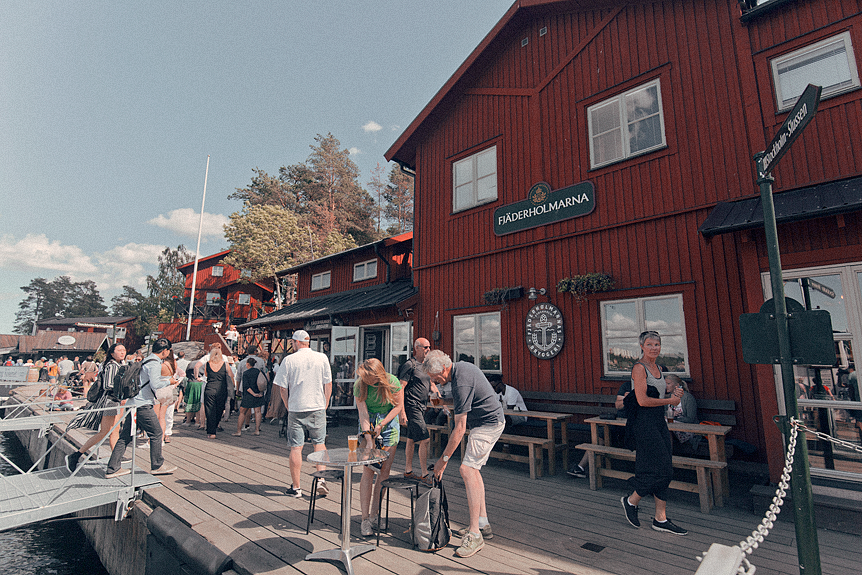 Fjäderholmarna - Stockholms närmsta skärgårdsö.