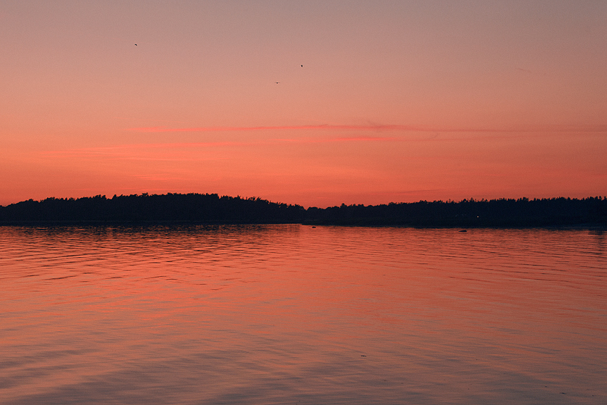 Solnedgång vid Warfsholm​