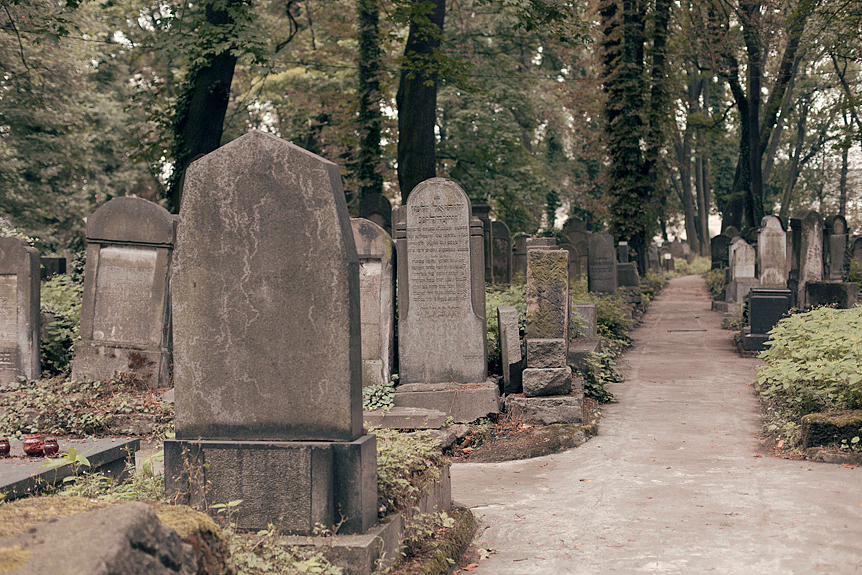 Den nya judiska kyrkogården i Kazimierz