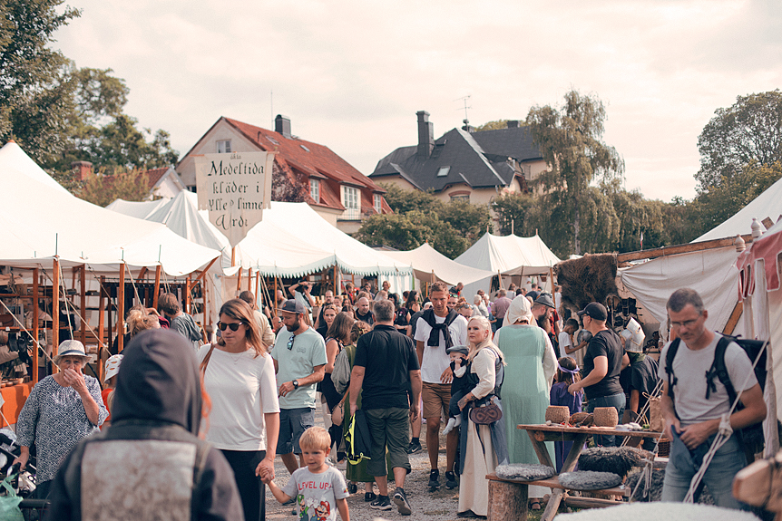 Medeltidsmarknad i Visby​