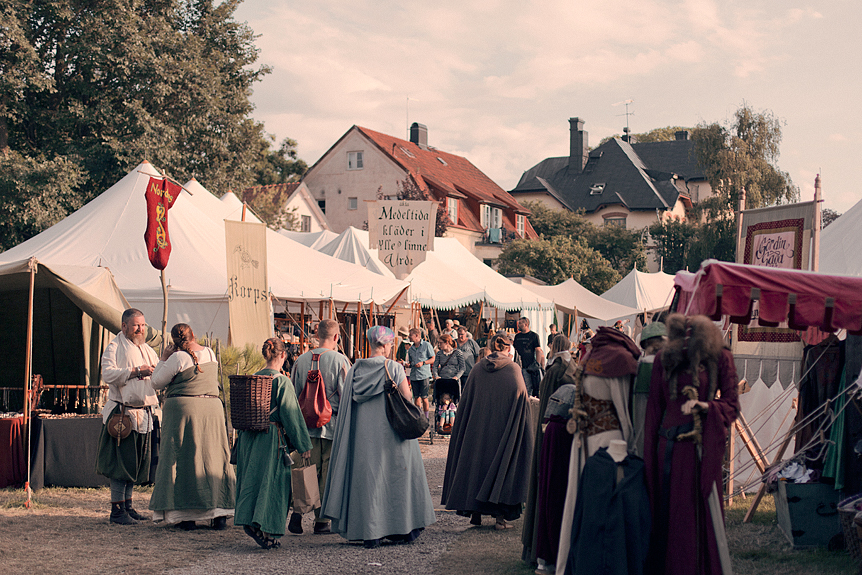 Medeltidsmarknad på Gotland