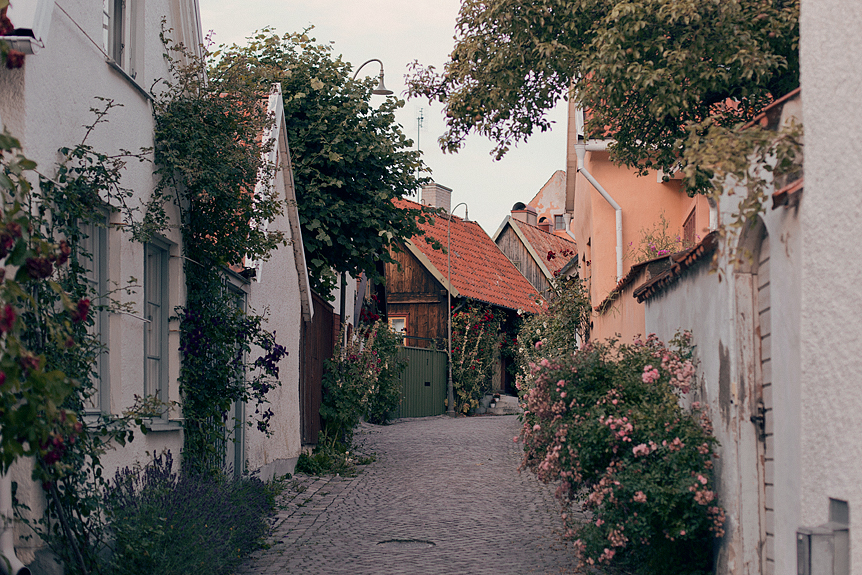 Promenad bland Visbys söta gränder