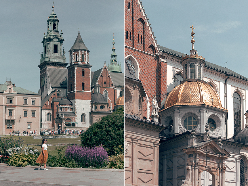 Slottet Wawel i Kraków