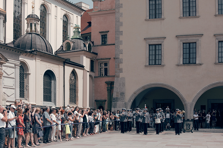 Slottet Wawel i Kraków