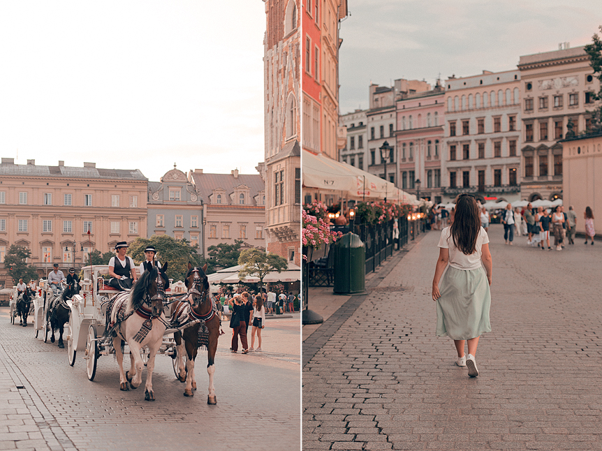 Eftermiddag på Rynek Główny