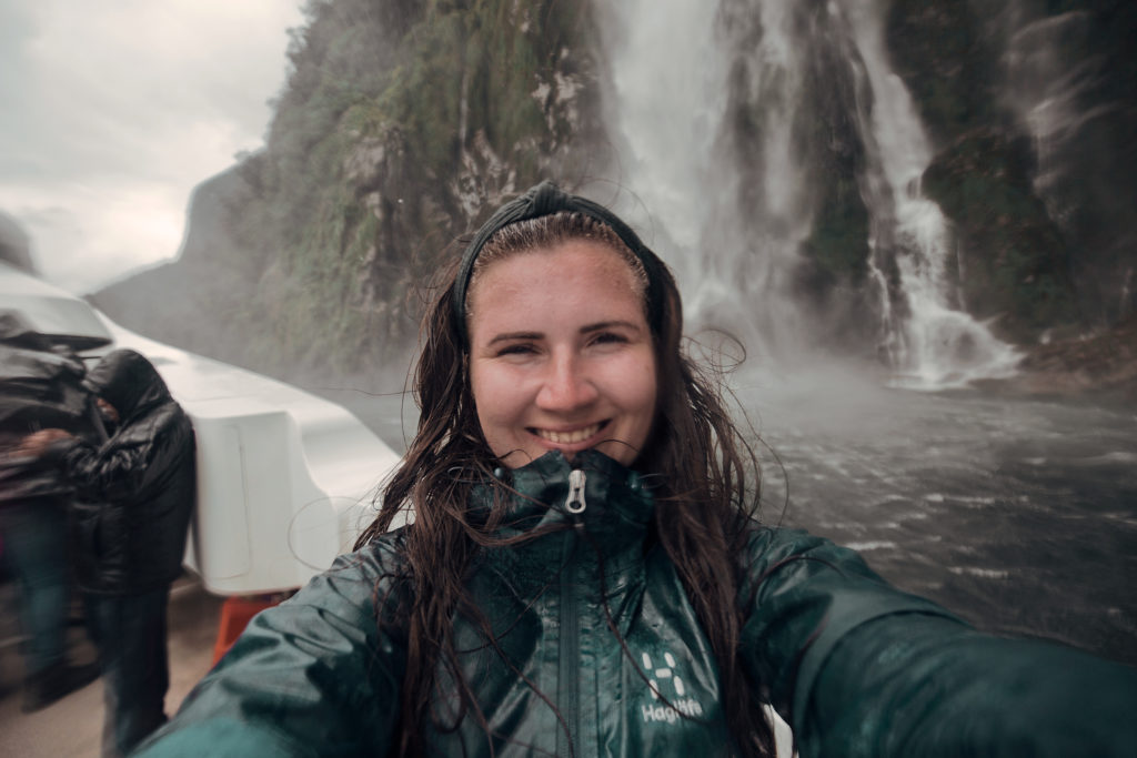 Vattenfall i Milford Sound