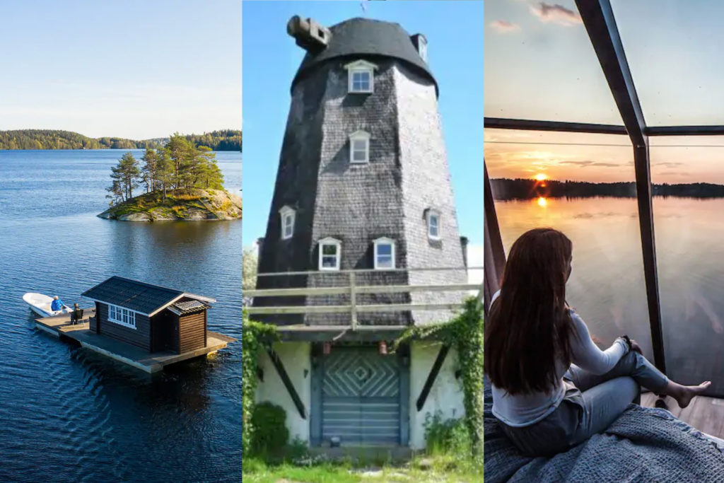 Unika Airbnb-boenden i Sverige.