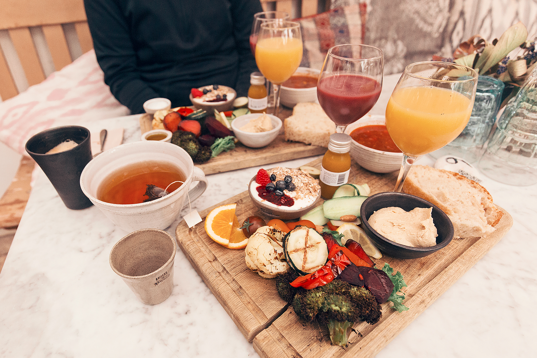 Frukost på Mölle Krukmakeri
