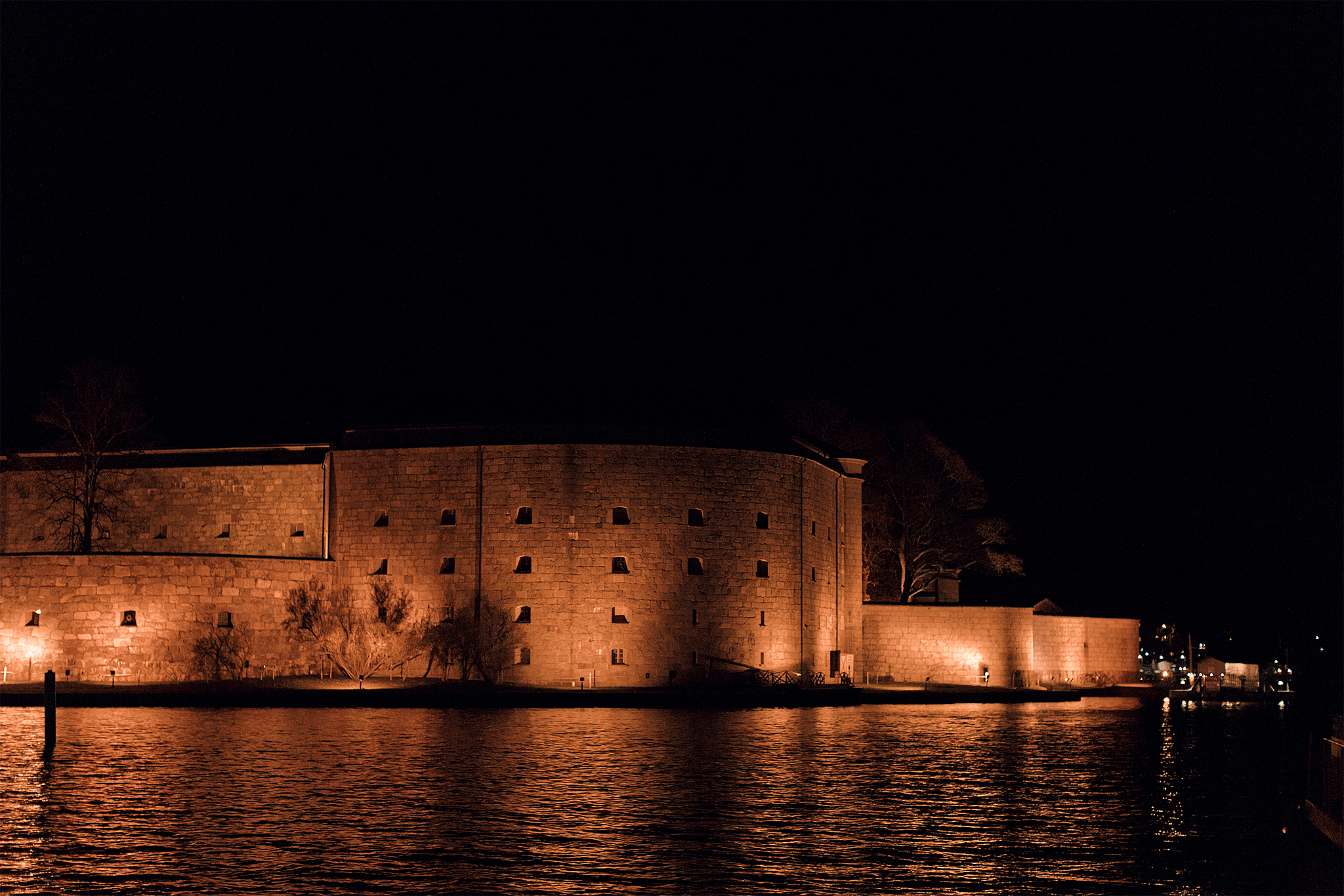 Vaxholm på hösten