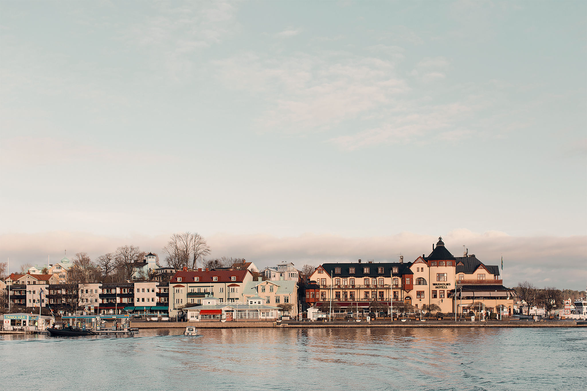 Båt från Vaxholm till Stockholms innerstad