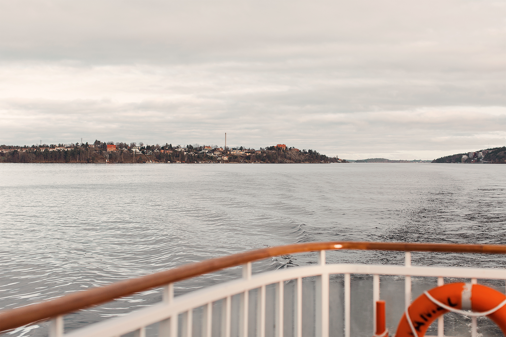 Båt från Vaxholm till Stockholms innerstad