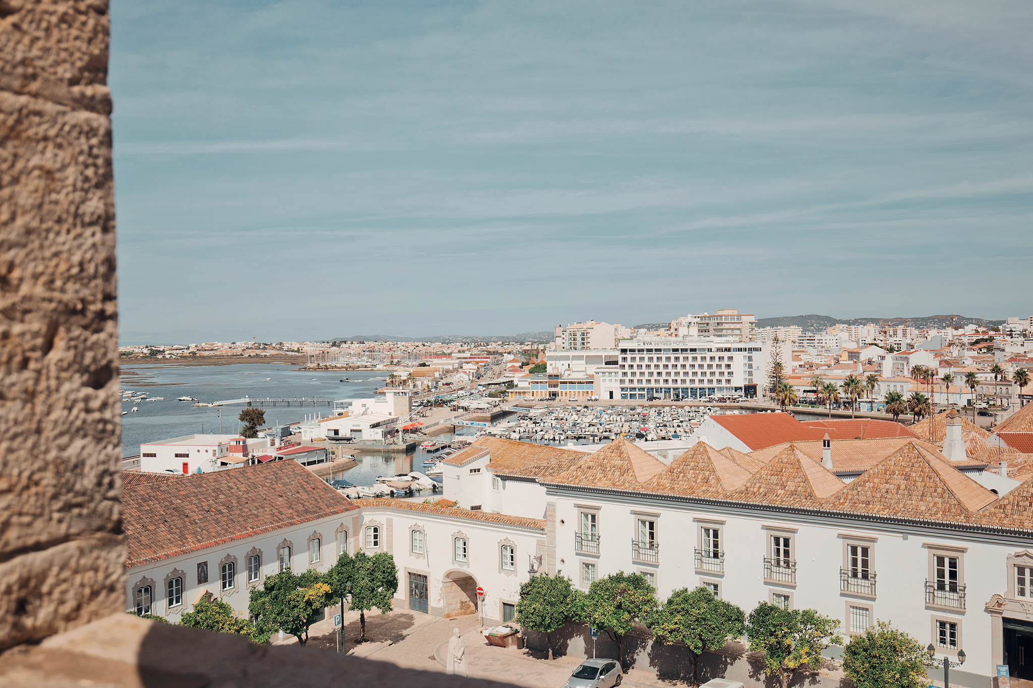 Utsikt från Faros katedral