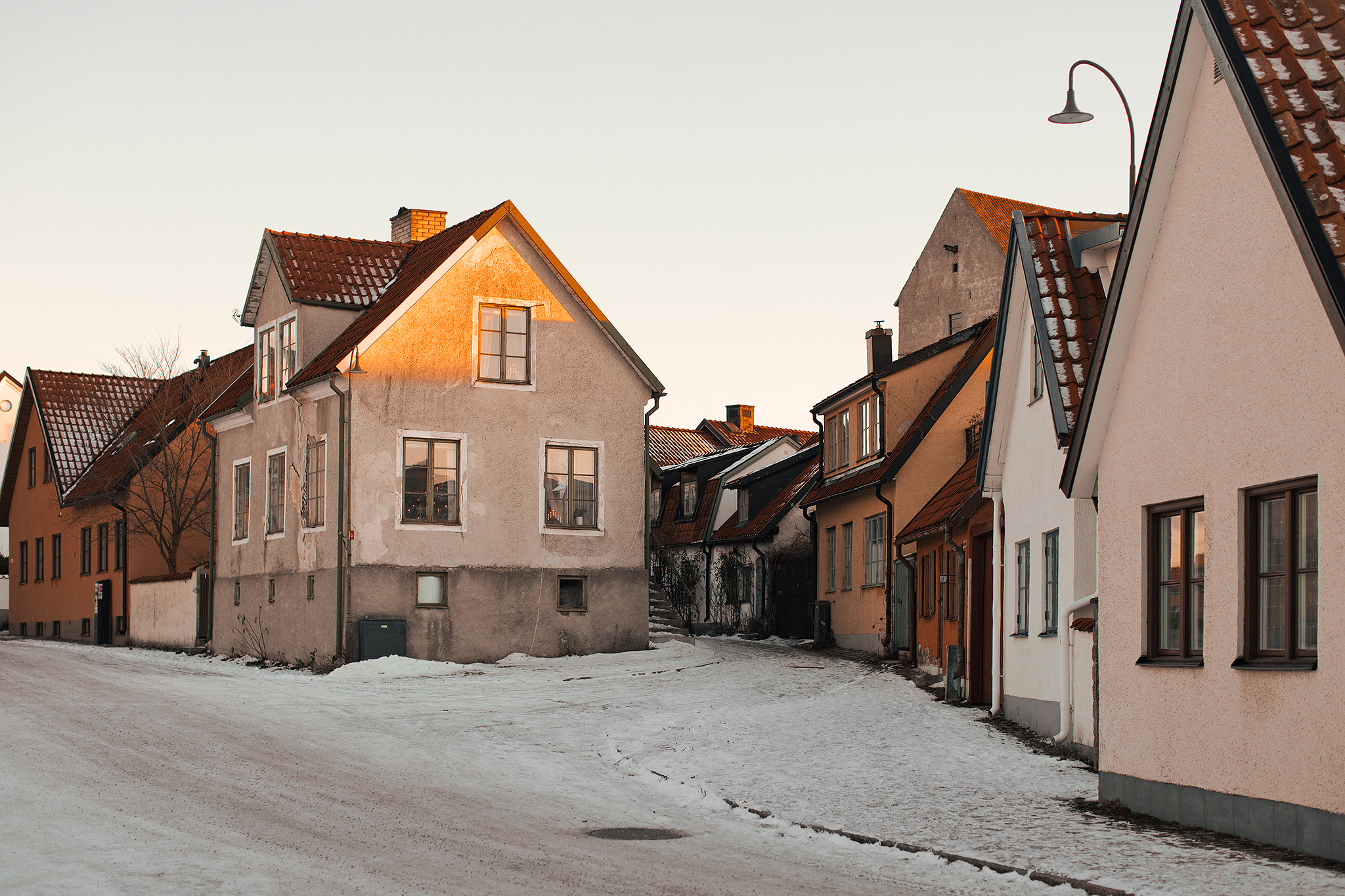 Morgonpromenad i Visby