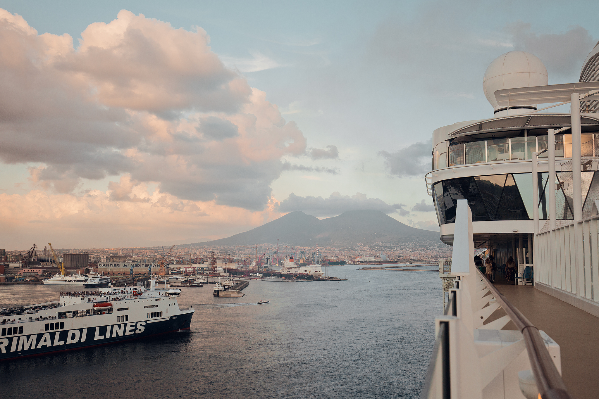 Utsikt över Neapel från Wonder of the Seas