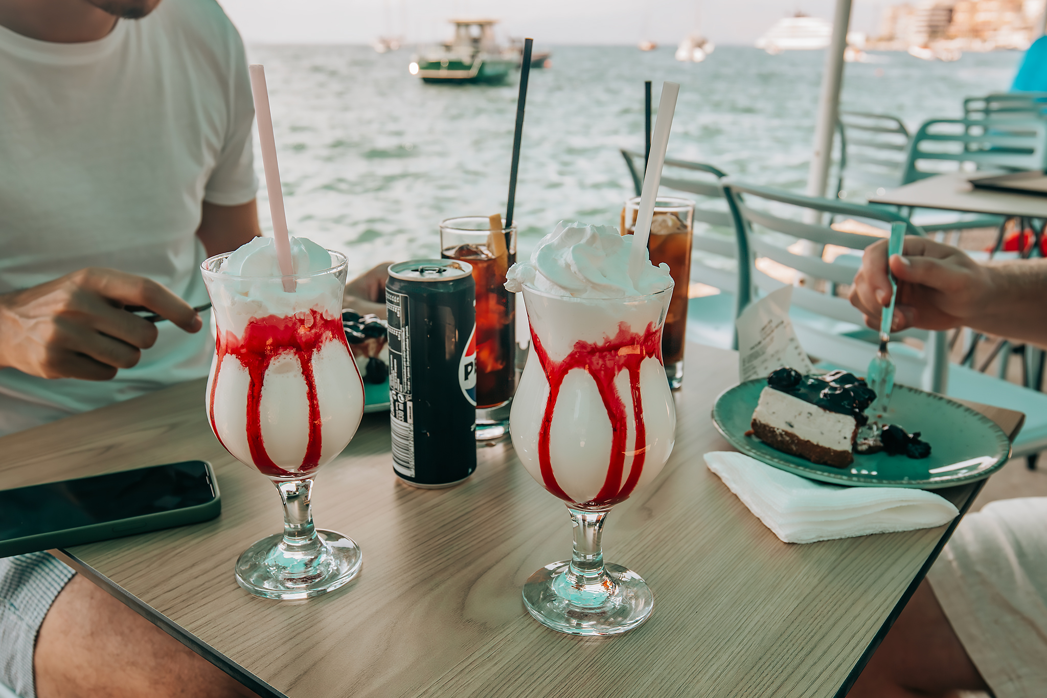 Milkshakes på Limani bar​