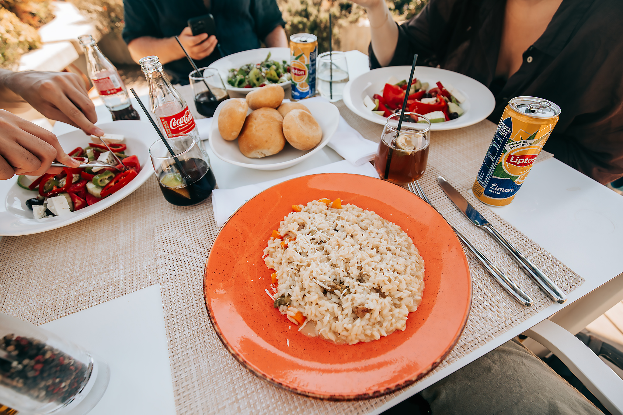 Lunch på Buzë Hotel​