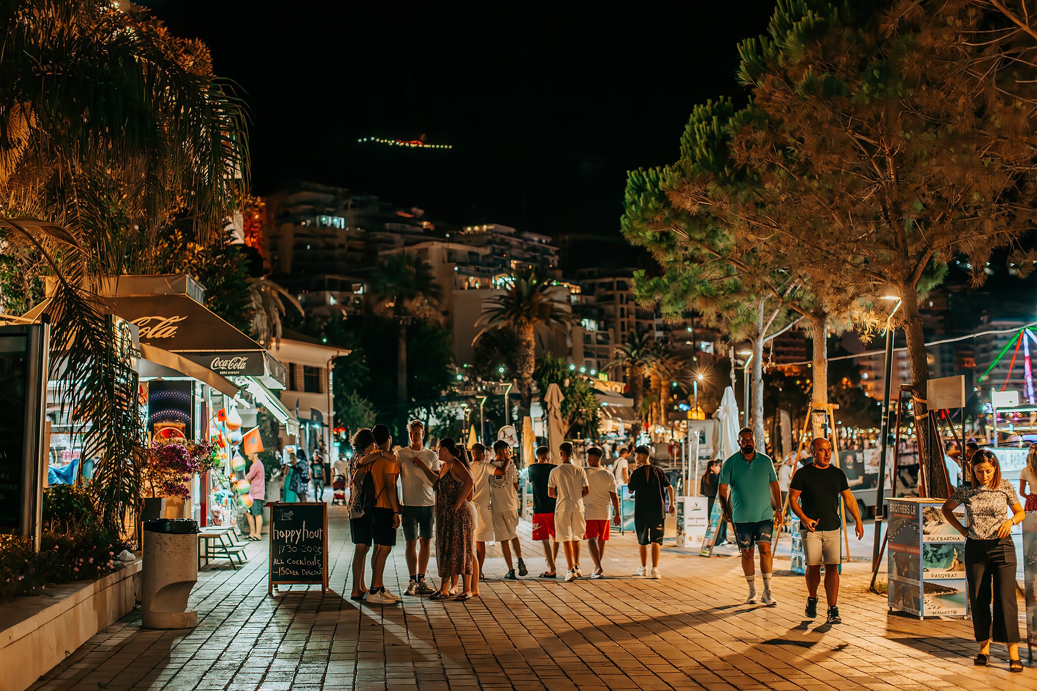 Nattpromenad i Saranda​