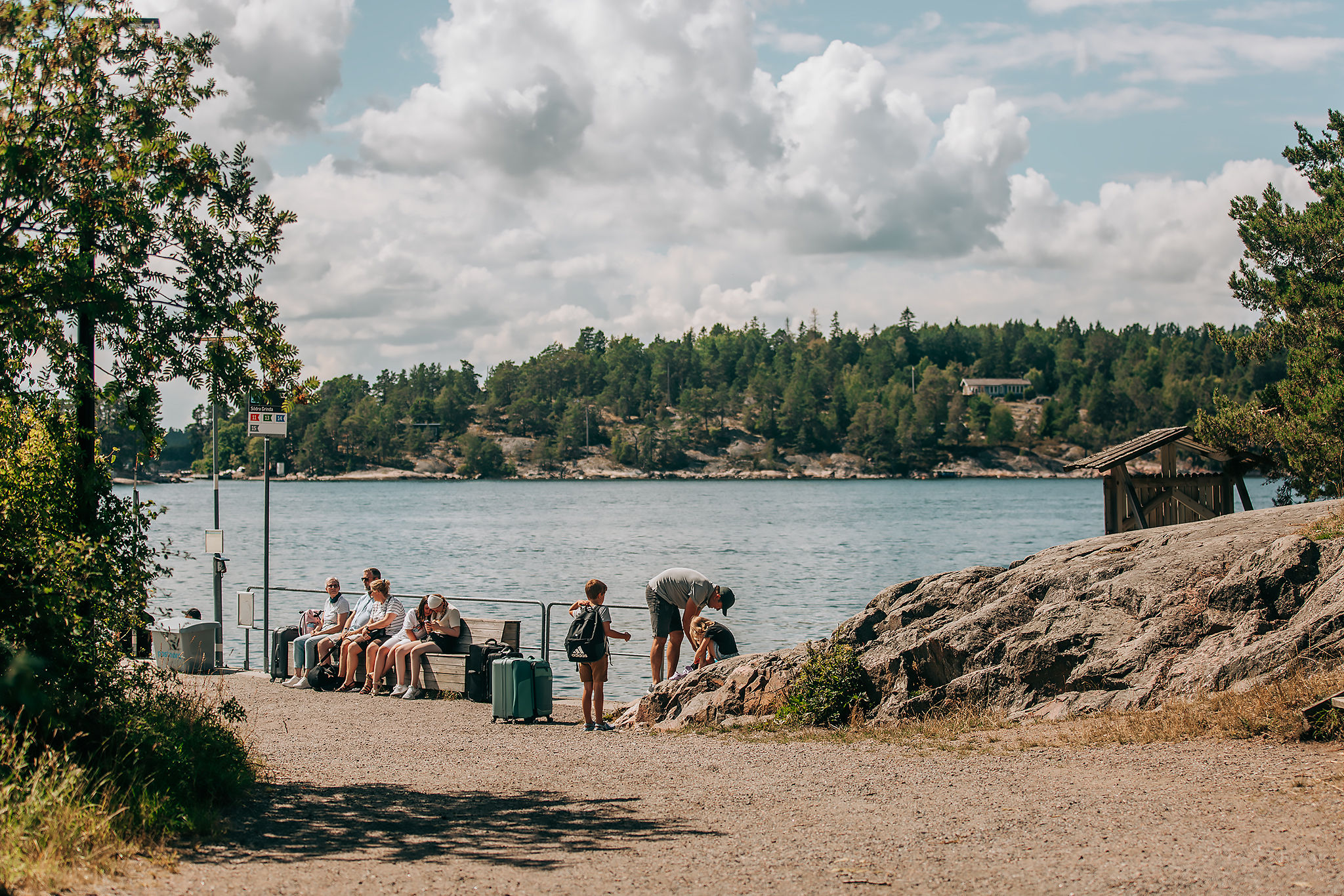 Södra hamnen på Grinda​