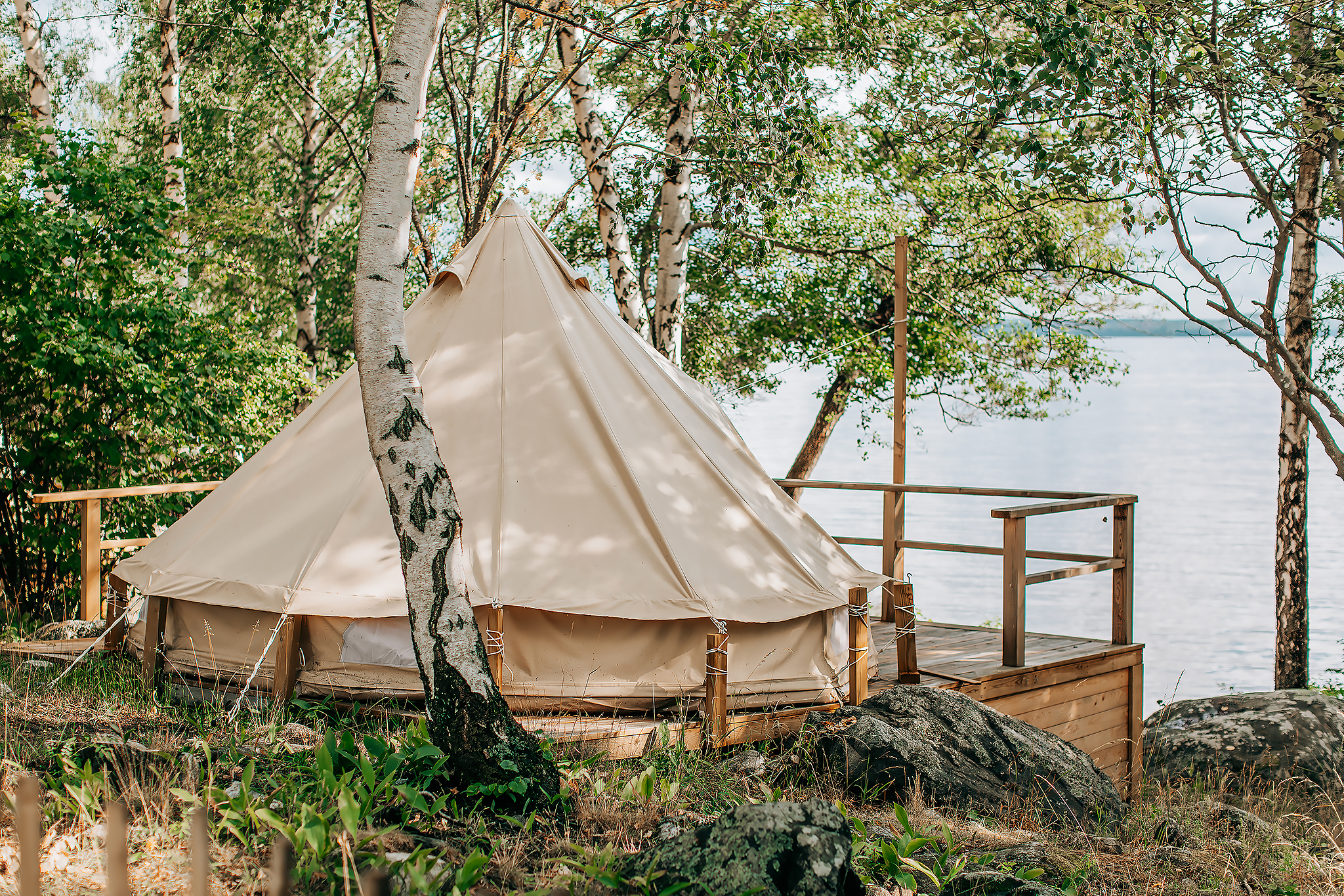 Glamping på världsarvet Birka​