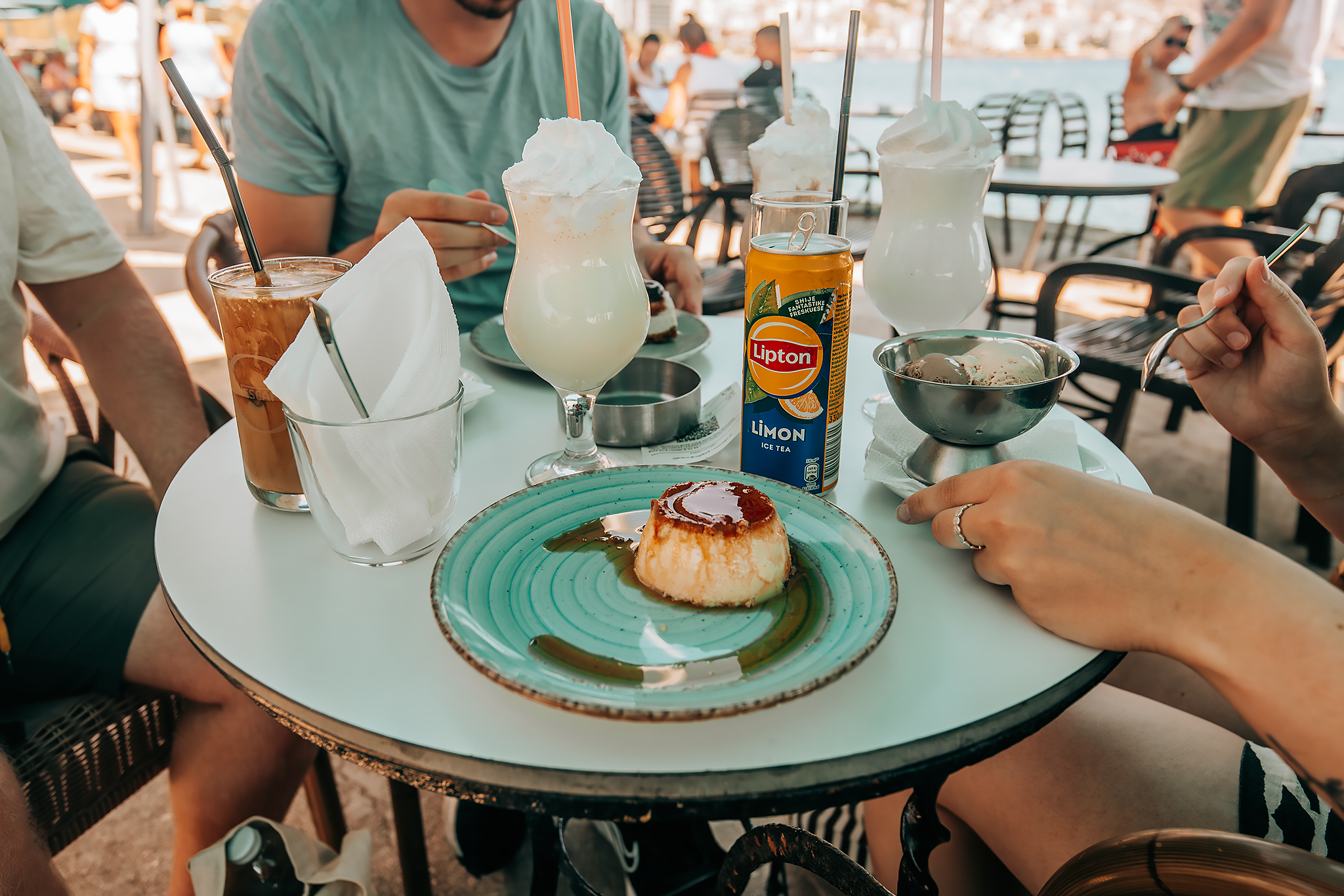 Milkshakes på Limani Restaurant