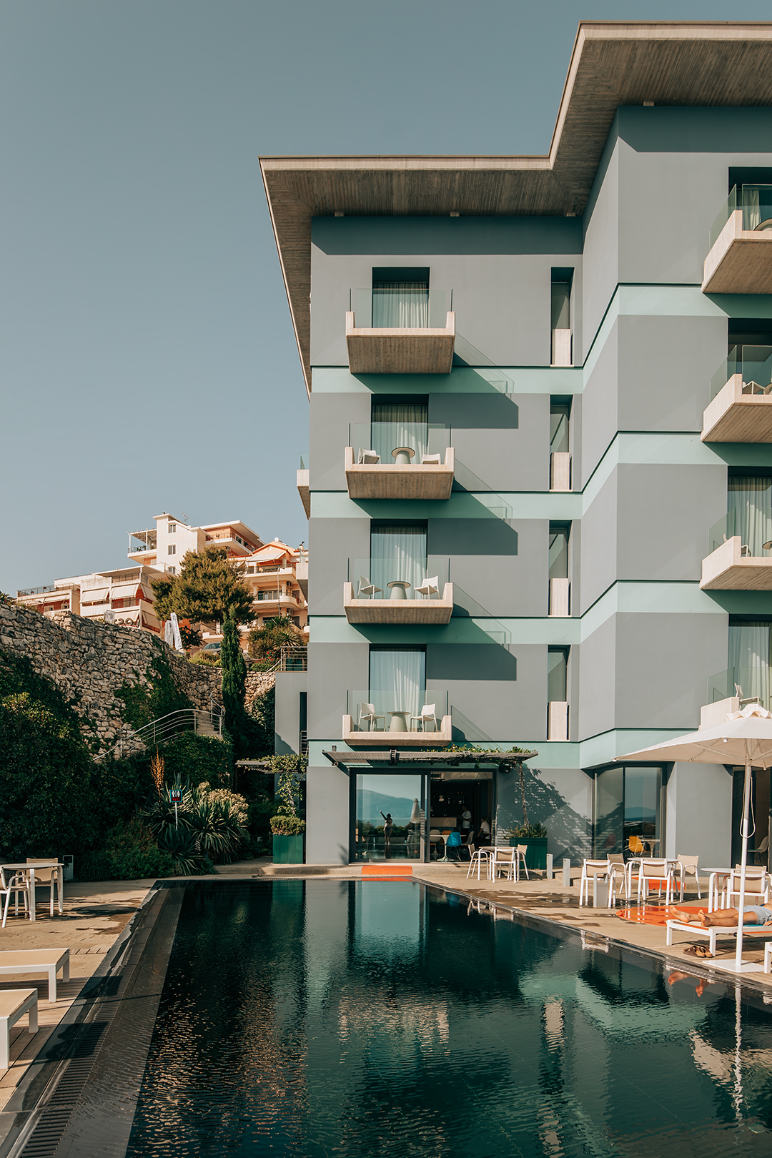 Poolen på Buzë Hotel​