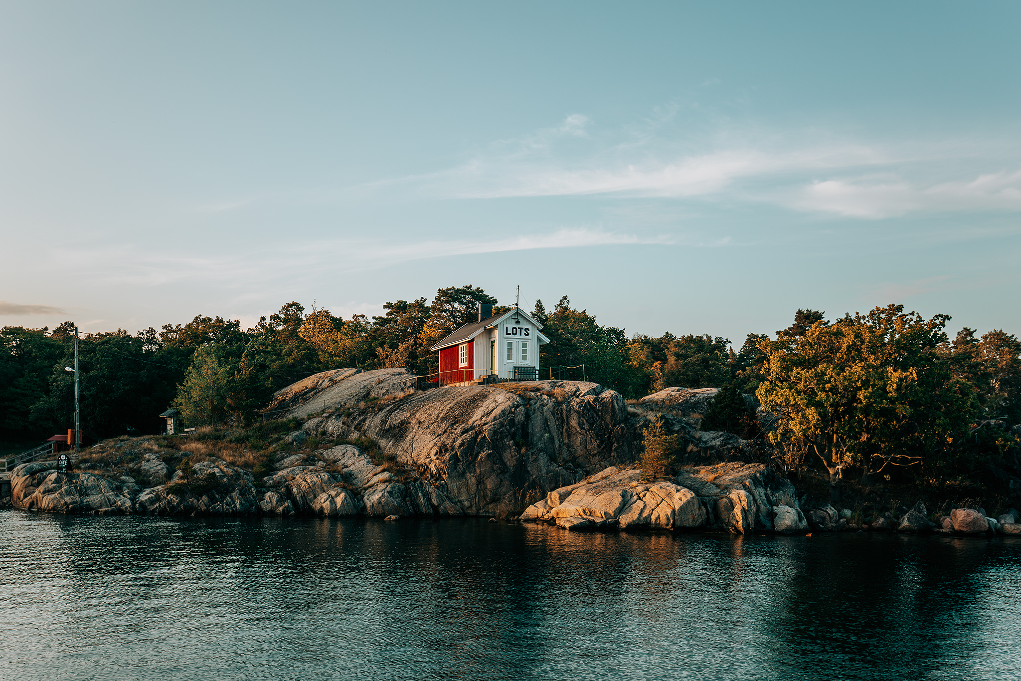 Trerättersmiddag i skärgården​