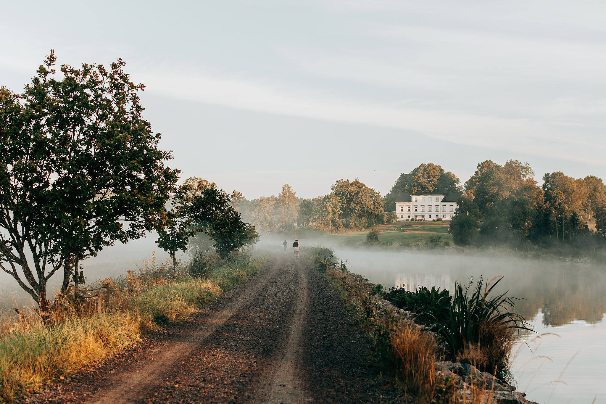 Magisk morgon vid Göta kanal​