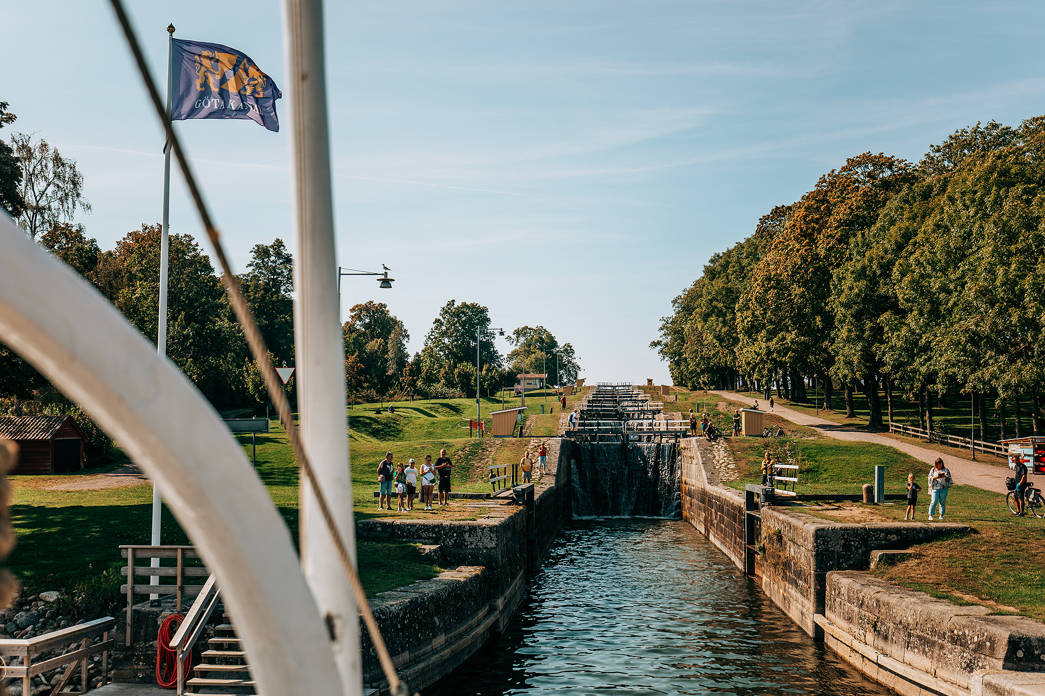 Carl Johans slusstrappa i Berg​