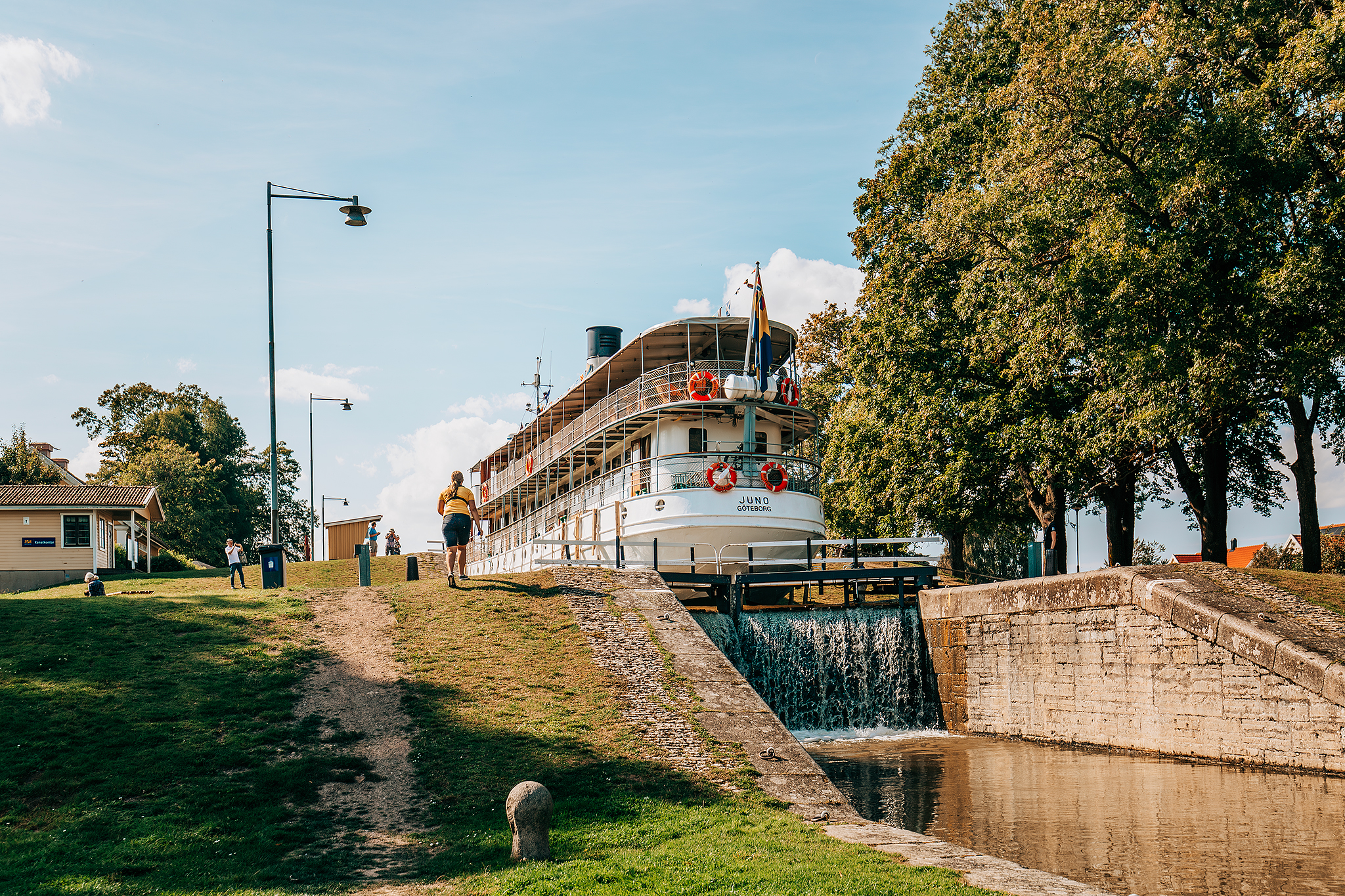 Carl Johans slusstrappa i Berg​