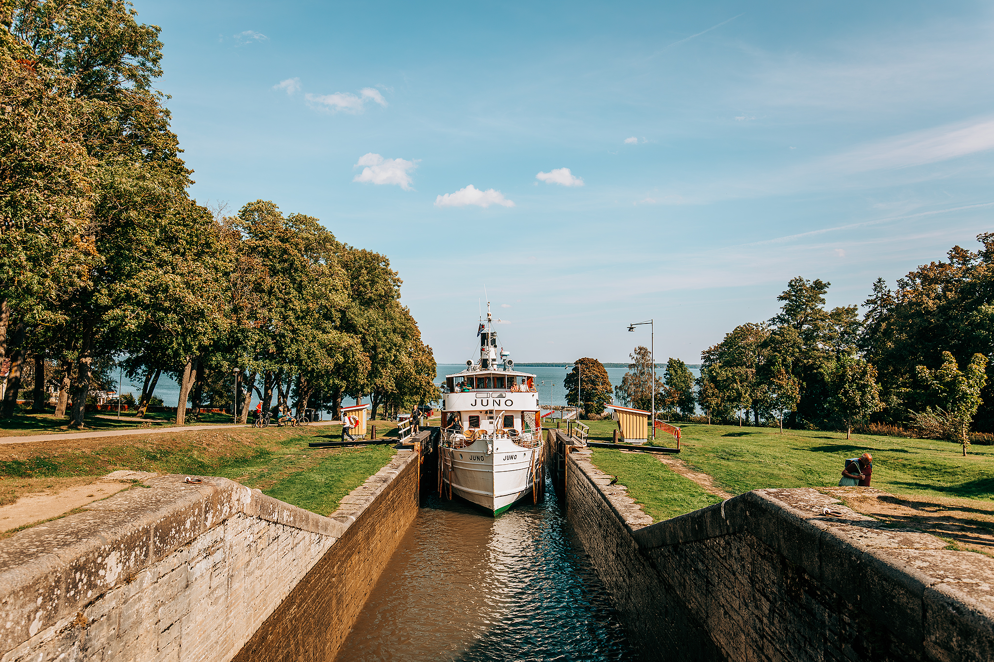 Carl Johans slusstrappa i Berg​