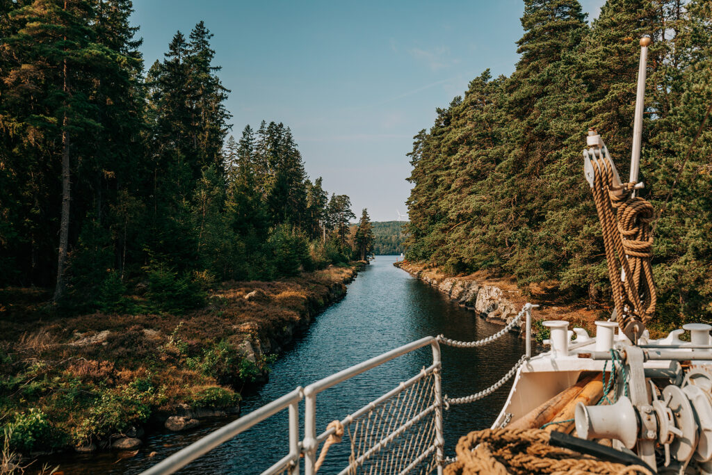 Spetsnäskanalen på Göta kanal​