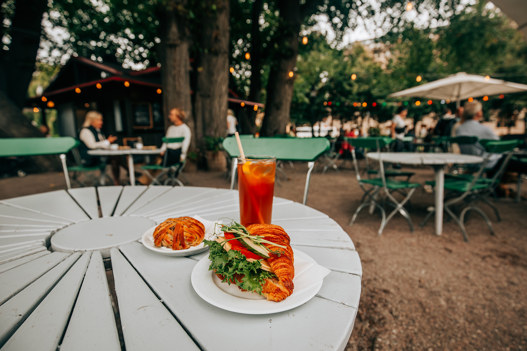 Lunch i Kungsträdgården