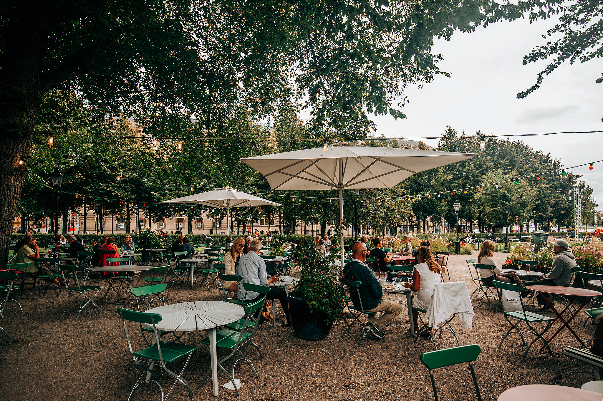 Lunch i Kungsträdgården