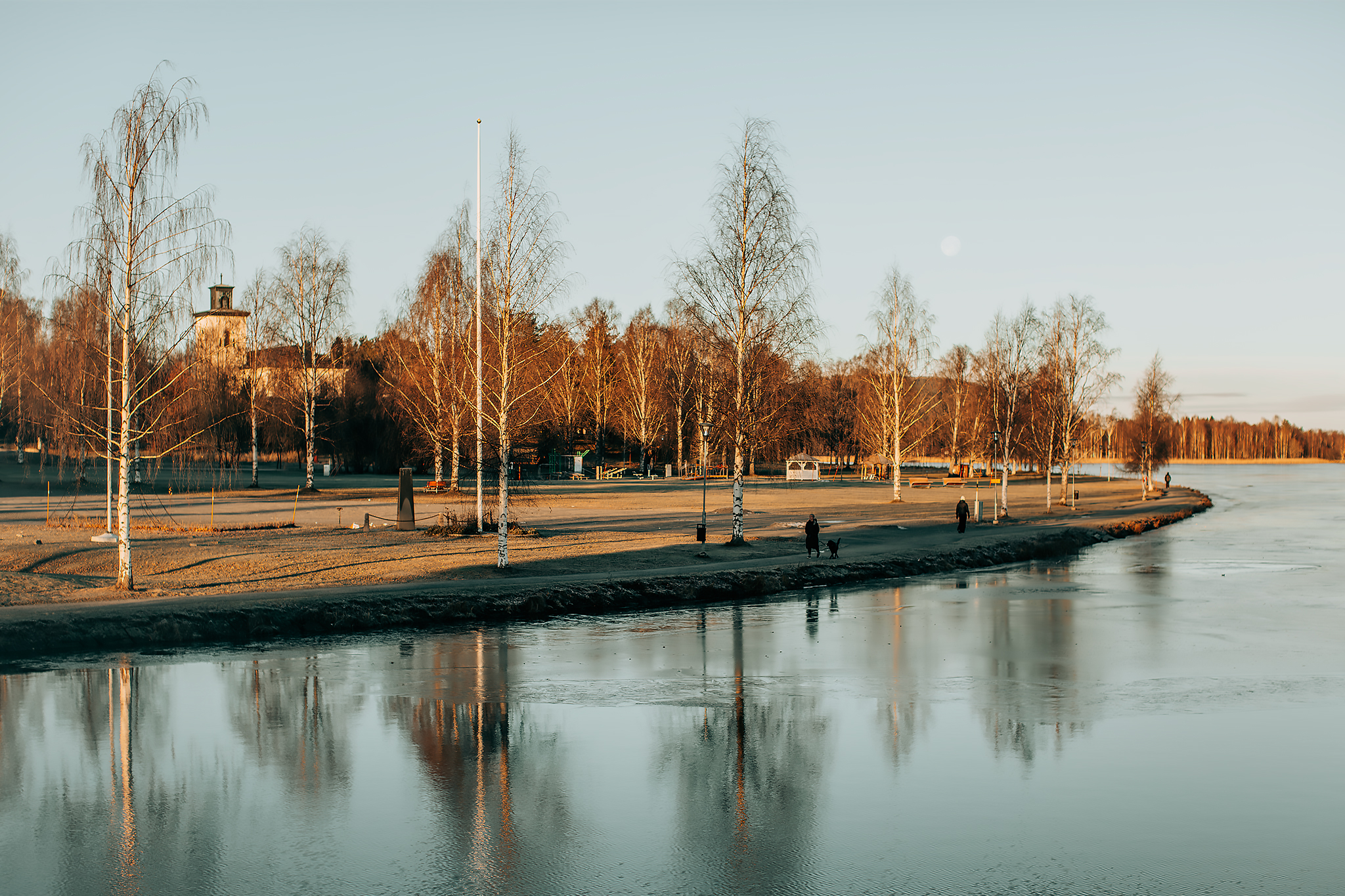 Solig höstdag i Boden​