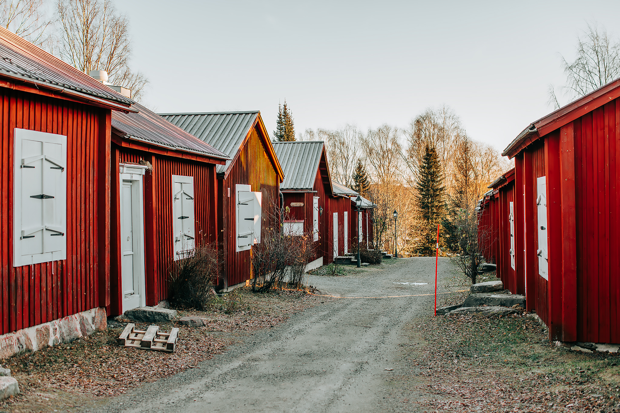 Solig höstdag i Boden​