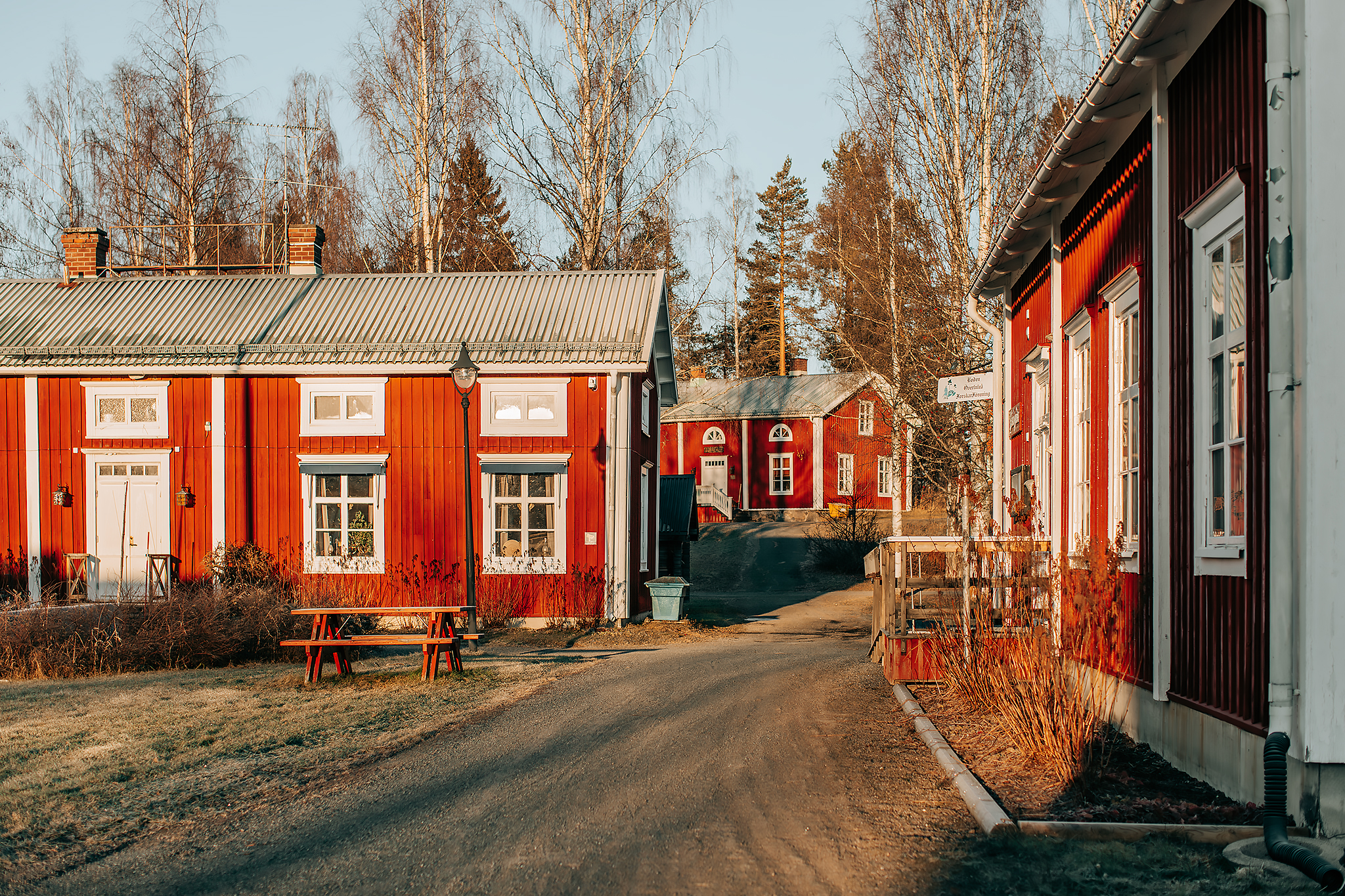 Solig höstdag i Boden​