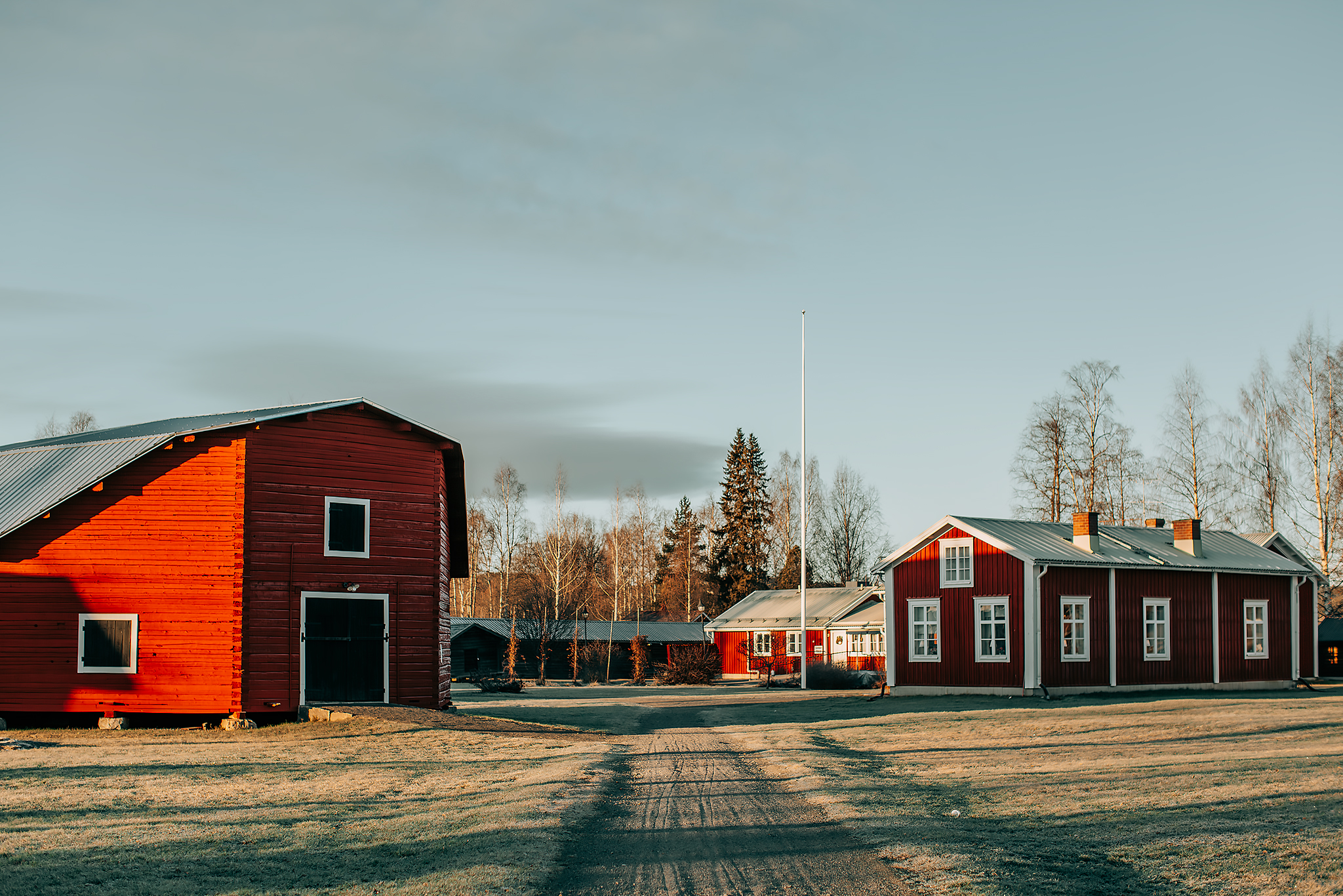 Solig höstdag i Boden​