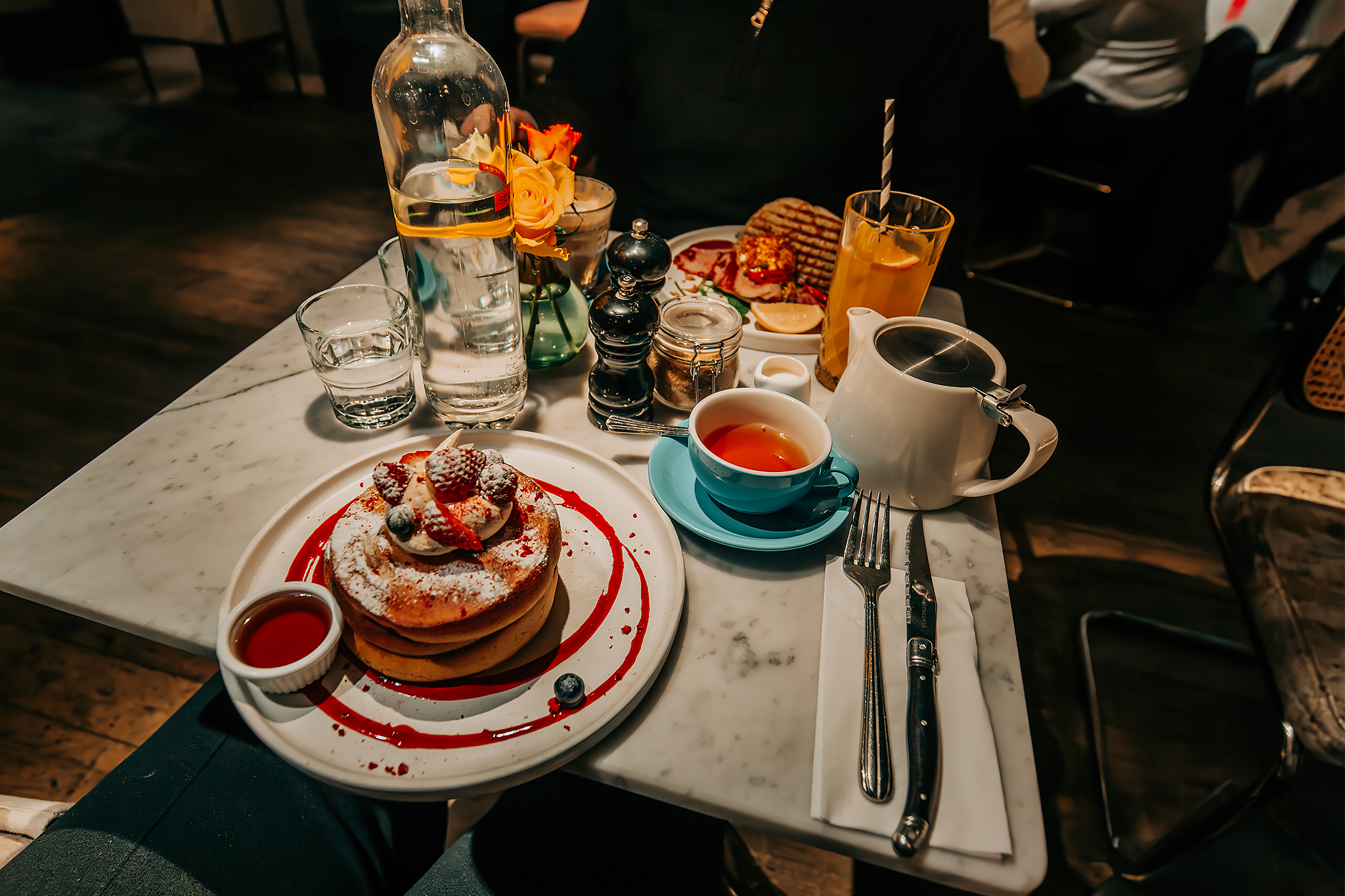 Pannkaksfrukost på Scarlett Green​