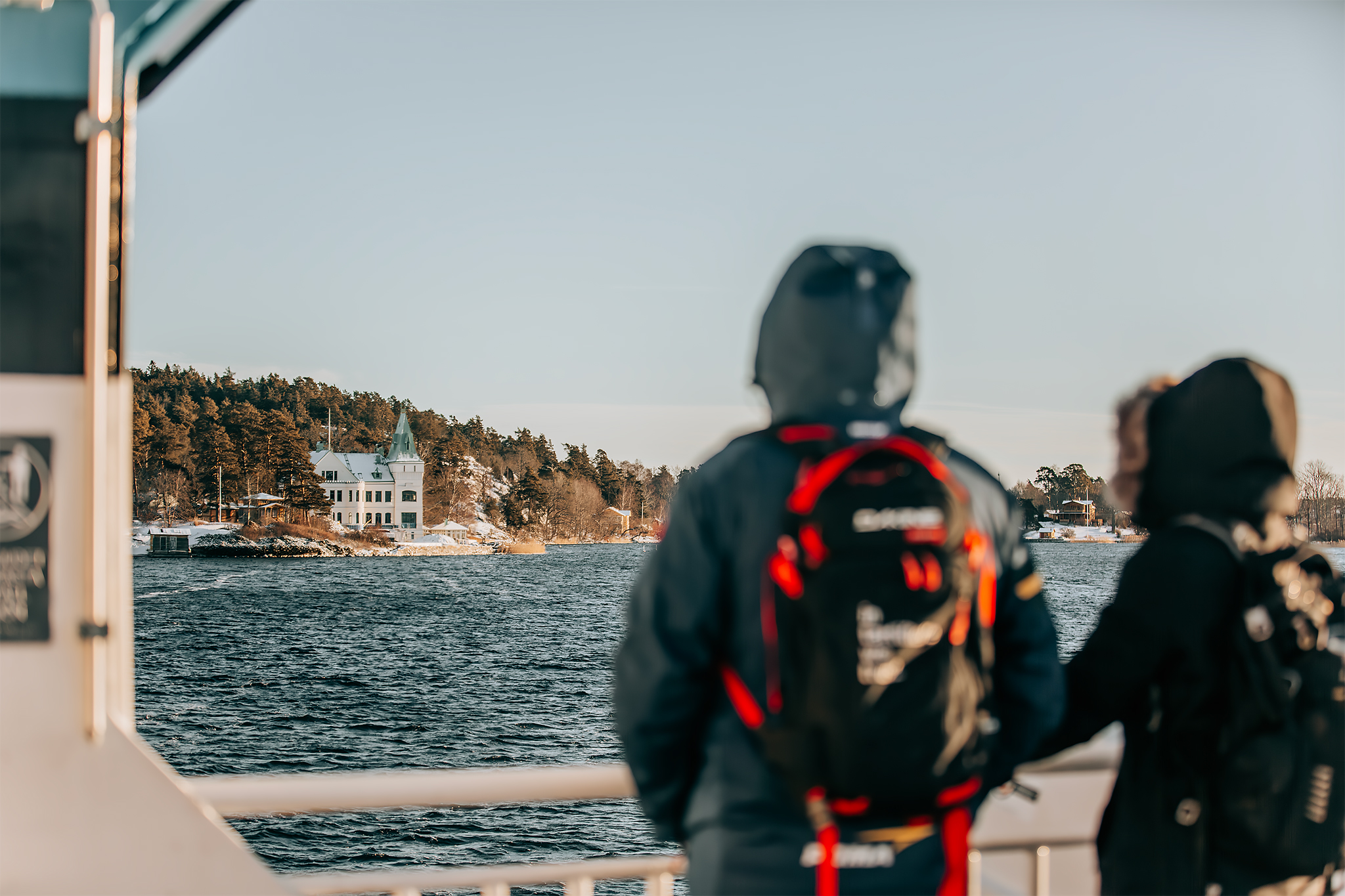 Båtresa från Stockholm till Vaxholm​.